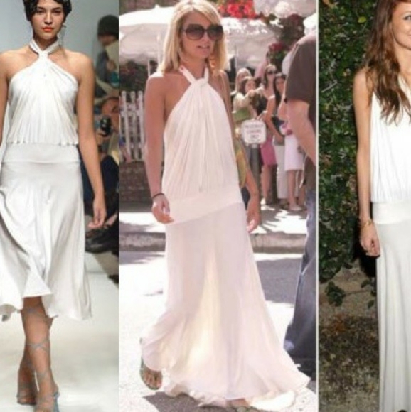Mason Dresses & Skirts - Michelle Mason Ivory Tie Dress ASO Nicole Richie M